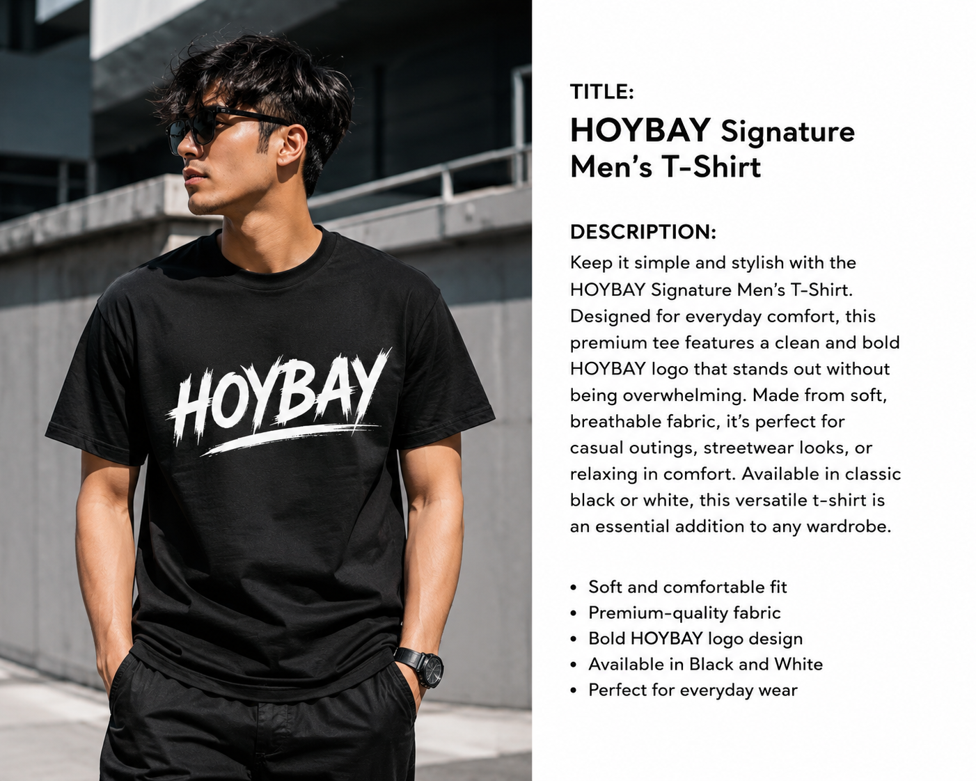 HOYBAY Signature Men's T-Shirt